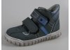 Kožená kotníčková dětská obuv zn. ESSI (modrá).S2370